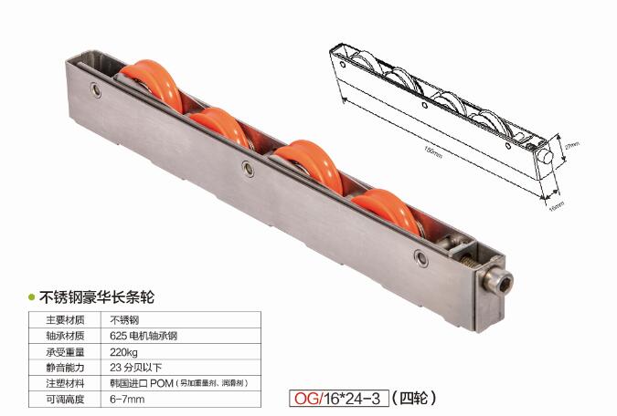 不銹鋼長條輪